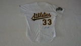 OAKLAND ATHLETICS AUTOGRAPHED JERSEY - JOSE CANSECO