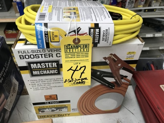 SETS BOOSTER CABLES (NEW IN BOX)