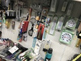 ASSORTED COOKING TOOLS, KNIVES, BOARDS, ETC.