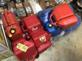 ASSORTED FUEL CONTAINERS