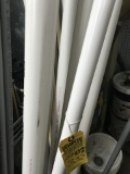 LOT WHITE PVC PIPES