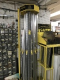 ALUMINUM RODS, STEEL RODS, ETC. WITH RETAIL RACK