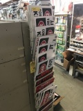 ASSORTED SIGNS WITH RACK