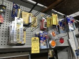 ASSORTED LUBES, WD-40, REFLECTORS, ETC.