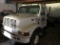 1996 INTERNATIONAL 4700 T444E FLATBED TOW TRUCK - 1HTSCABMXTH391981 - WHITE - ODOMETER READS 272,288