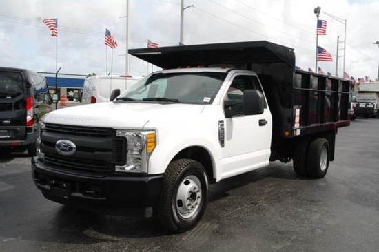 2017 FORD F-350 SUPER DUTY XL DUMP TRUCK – 1FDRF3G61HEB22832 - 4x2 - 16,986 MILES ON ODOMETER