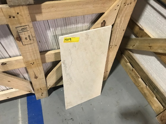 SQ.FT. - POLISHED CROSS CUT MARBLE - 12'' x 24'' x 7/16'' - 173 PIECES / 346 SQ.FT. (CRATE #108)