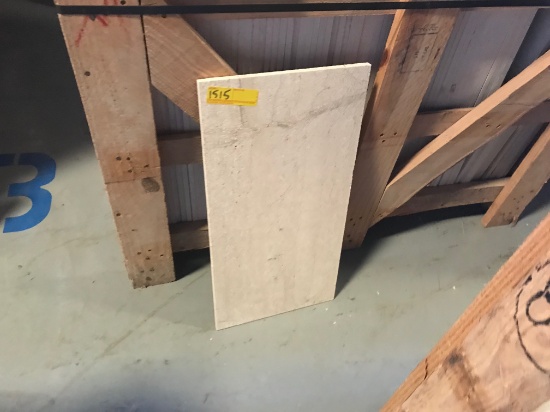 SQ.FT. - HONED CROSS CUT MARBLE - 12'' x 24'' x 7/16'' - 164 PIECES / 328 SQ.FT. (CRATE #132)