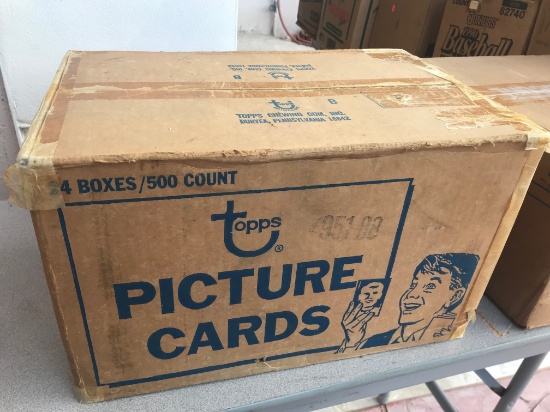 1988 TOPPS BASEBALL VENDING CASE - 24 BOXES (500 CT / BOX) - SEALED
