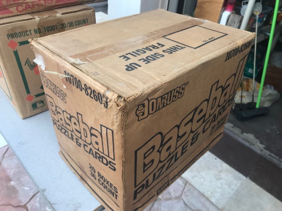 1989 DONRUSS BASEBALL WAX CASE - 20 BOXES (36 CT / BOX) - SEALED