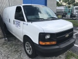 2013 CHEVY 1500 EXPRESS VAN - 1GCSGAFX9D1136910 - WHITE - 56,831 MILES ON ODOMETER