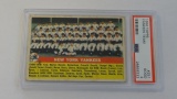 BASEBALL CARD - 1956 TOPPS #251 - YANKEES TEAM - PSA GRADE 2