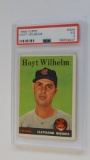 BASEBALL CARD - 1958 TOPPS #324 - HOYT WILHELM - PSA GRADE 3