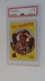 BASEBALL CARD - 1959 TOPPS #440 - LOU BURDETTE - PSA GRADE 4