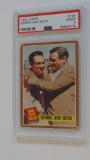 BASEBALL CARD - 1962 TOPPS #140 - GEHRIG & RUTH - PSA GRADE 2