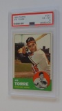 BASEBALL CARD - 1963 TOPPS #347 - JOE TORRE - PSA GRADE 6