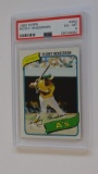 BASEBALL CARD - 1980 TOPPS #482 - RICKEY HENDERSON - PSA GRADE 6