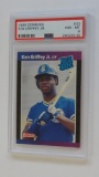 BASEBALL CARD - 1989 DONRUSS #33 - KEN GRIFFEY JR - PSA GRADE 8 NM-MT