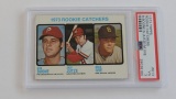 BASEBALL CARD - 1973 TOPPS #613 - ROOKIE CATCHERS / BOB BOONE - PSA GRADE 3