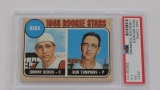 BASEBALL CARD - 1968 TOPPS #247 - REDS ROOKIES / JOHNNY BENCH - PSA GRADE 1.5