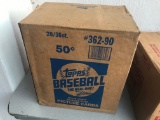 1990 TOPPS BASEBALL WAX CASE - 20 BOXES (36 CT / BOX) - SEALED