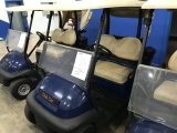 2016 CLUB CAR PRECEDENT GOLF CART WITH CHARGER - BLUE - 48V (6 MATCHING 8V BATTERIES) (CART #5)