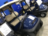 2016 CLUB CAR PRECEDENT GOLF CART WITH CHARGER - BLUE - 48V (6 MATCHING 8V BATTERIES) (CART #37) (MI