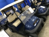 2016 CLUB CAR PRECEDENT GOLF CART WITH CHARGER - BLUE - 48V (6 MATCHING 8V BATTERIES) (CART #18) (CA