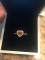 GIA NATURAL DEEP ORANGE YELLOW DIAMOND RING - 14K YELLOW GOLD SETTING (2.3 DWT) - HEART SHAPE CENTER