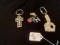 ASSORTED PIECES - KEYCHAINS, ETC
