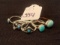 ASSORTED TURQUOISE RINGS