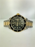 ROLEX SUBMARINER 16613 MENS WATCH - 40MM - STAINLESS STEEL & 18K YELLOW GOLD CASE - STAINLESS STEEL