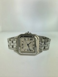 CARTIER PANTHERE W25032P5 UNISEX WATCH - STAINLESS STEEL CASE - STAINLESS STEEL BRACELET WITH HIDDEN