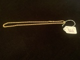 14K GOLD CHAIN / NECKLACE - 16'' - 10G