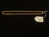 14K GOLD CHAIN / NECKLACE - 17'' - 10G