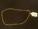 14K GOLD CHAIN / NECKLACE - 22'' - 4G