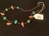 SILVER / TURQUOISE NECKLACE