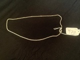 .925 STERLING SILVER CHAIN - 20'' - 9G
