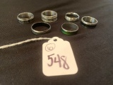 LOT ASSORTED BANDS / RINGS - 16G