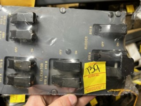 HYDRAULIC POWER SWITCH PANEL - PART No. 69-17313-6