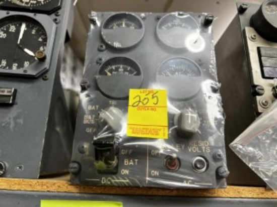 BOEING ELEC METERS / BATTERY & GALLEY POWER - SP5-13 - SERIAL No. D00029D