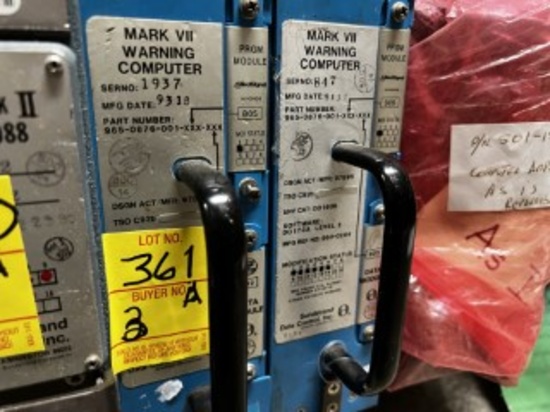 SUNDSTRAND GPWS - SERIAL No. 4594 / 2- MARK 7 WARNING COMPUTERS