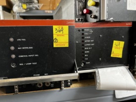 ASSORTED PIECES - COLLINS TCAS TRANSMITTER - SERIAL No. 2562 / COLLINS HFS-