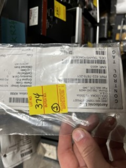 ASSORTED PARTS - EMERGENCY LOCATOR TRANSMITTER - SERIAL No. 459744 / 2- COL