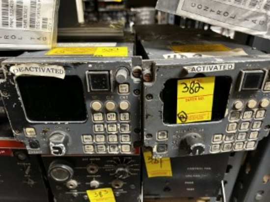 CONTROL DISPLAY UNITS - PART No. 163393-04-01 - SERIAL Nos. 0000750 / 00007