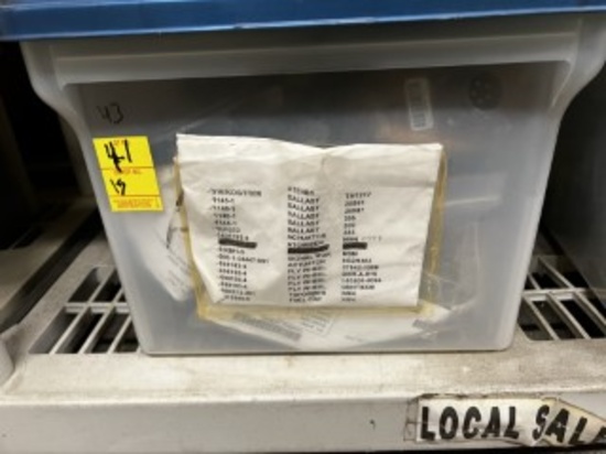 ASSORTED BALLASTS, FLY WHEELS, ETC - 1145-1 / 1U1222 / 430M1-5 / A83212-401
