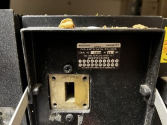 RADAR TRANSCEIVER - PART No. 4000966-0101 - SERIAL No. 1229