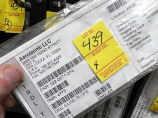 GLIDE SLOPE - PART No. 522-0671-314