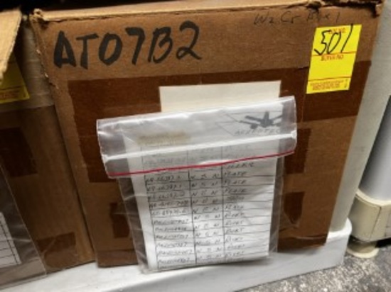 ASSORTED AEROSPACE PARTS - RIVETS, PLATES, SHIMS, ETC