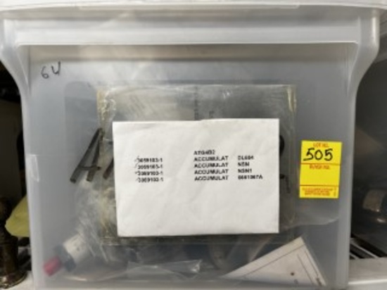 ASSORTED ACCUMULATORS - 30509103-1 / DL604 / 6661067A